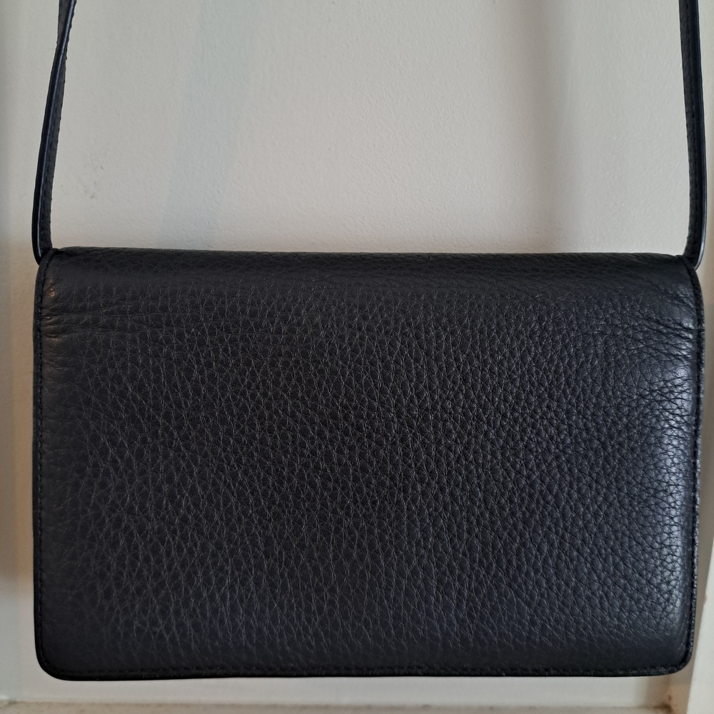 Coach Legacy Crossbody Bag F30256 Black Pebbled Leather Gold Hardware - Picture 3 of 9